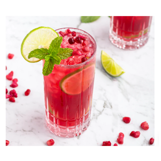 Holiday Pomegranate Mojito Mocktail Recipe